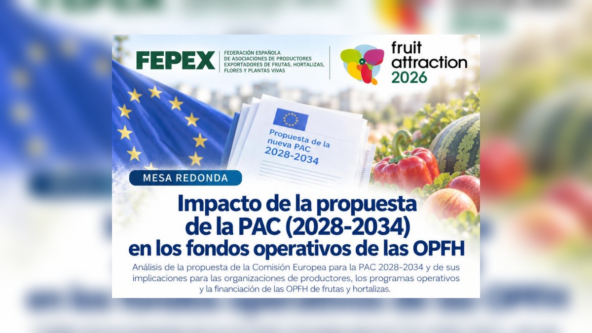 El impacto de la propuesta de la PAC 2028-2034 en las organizaciones de productores de frutas y hortalizas a debate en Fruit Attraction