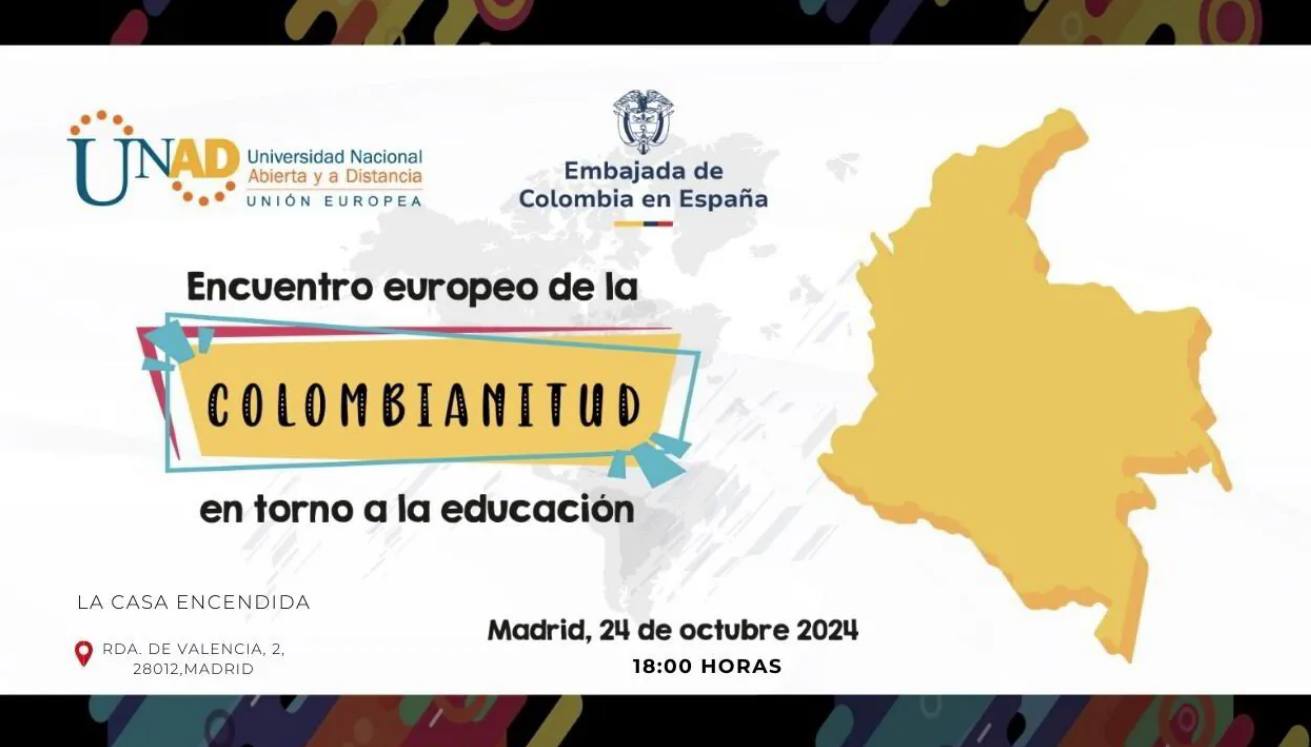 LA UNAD UE anuncia la celebración del Encuentro Europeo de la Colombianitud en torno a la educación
